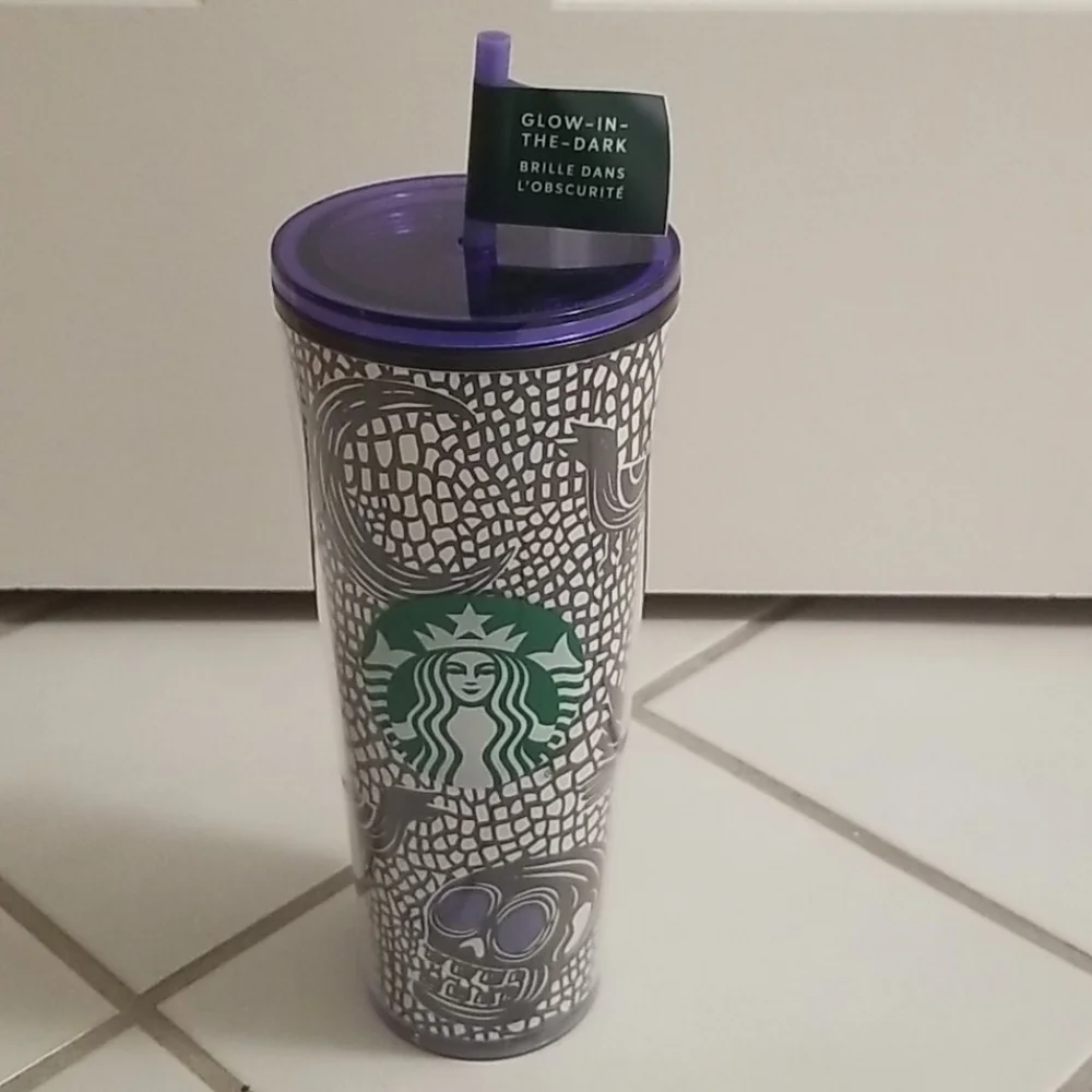 New! STARBUCKS Glow in the Dark Tumbler